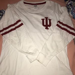 White VS Pink IU Tailgate Long Sleeve